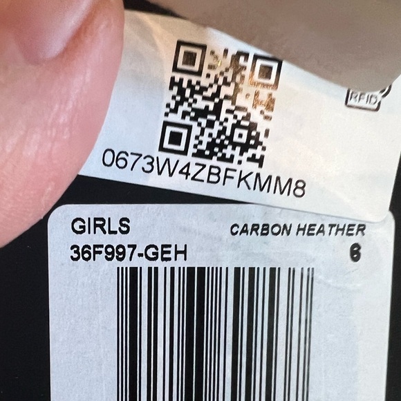 106. NWT NIKE AIR Girls Full-Zip Hoodie Pink/Gray - Picture 3 of 4